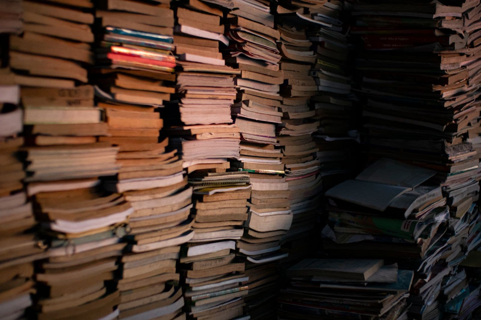 Photo : Nothing Ahead (Pexels) Livres anciens