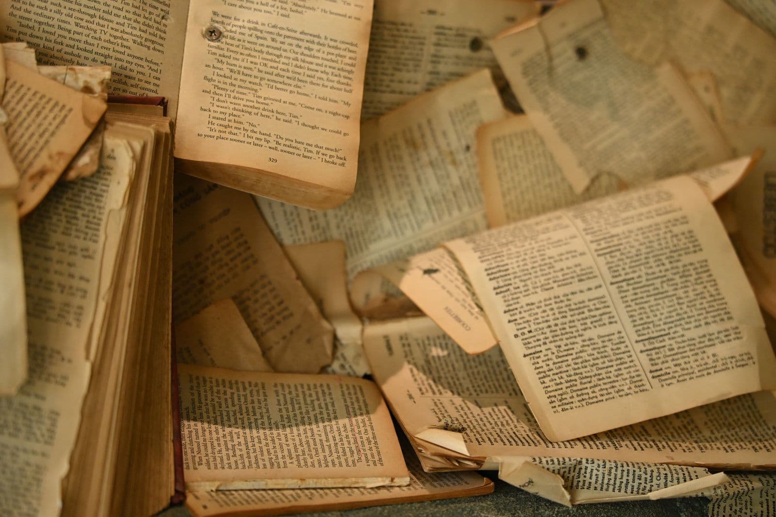 Photo : Sóc Năng Động (Pexels) Livres anciens